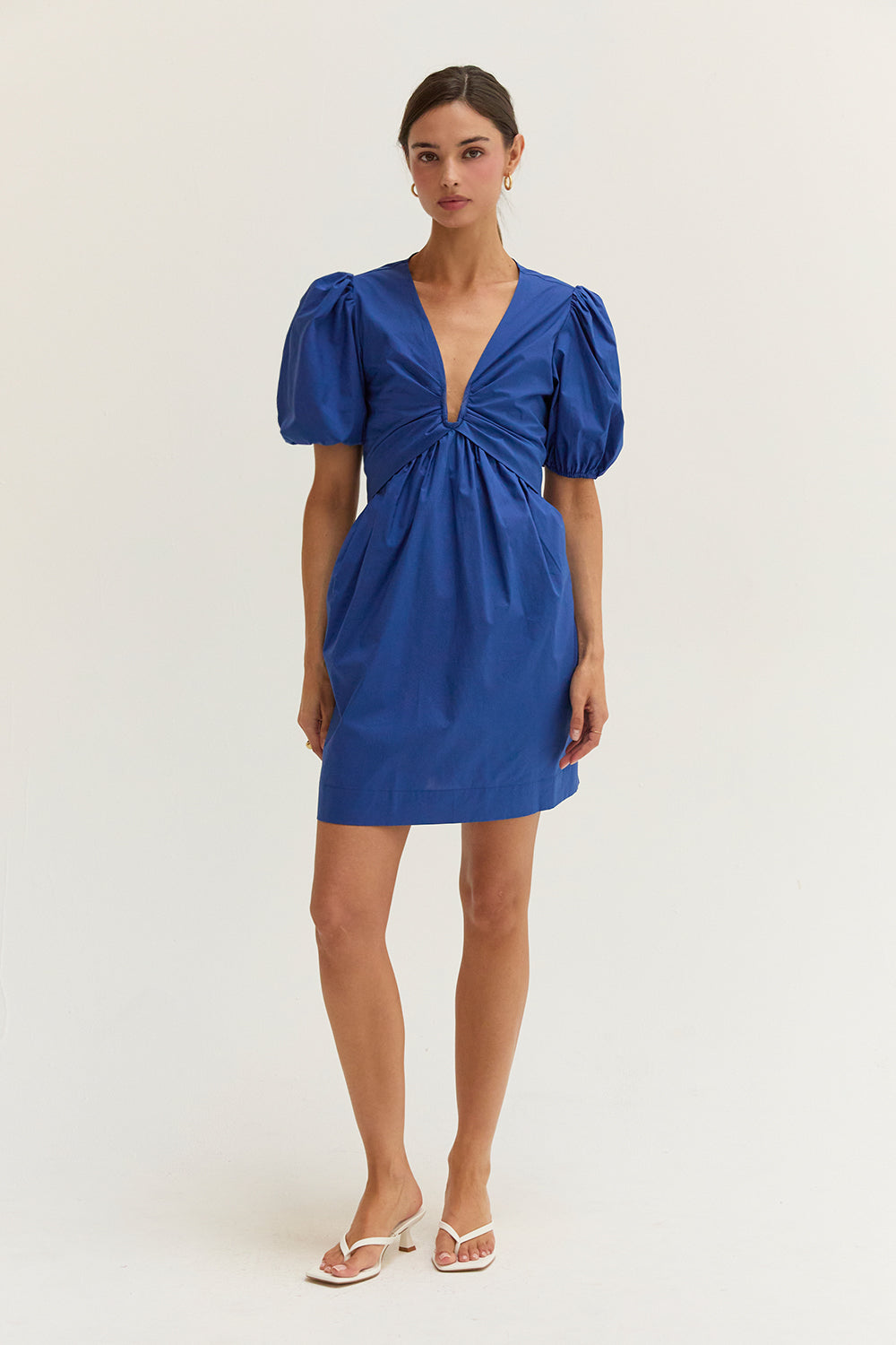 Hayden Poplin U-Wire Mini Dress