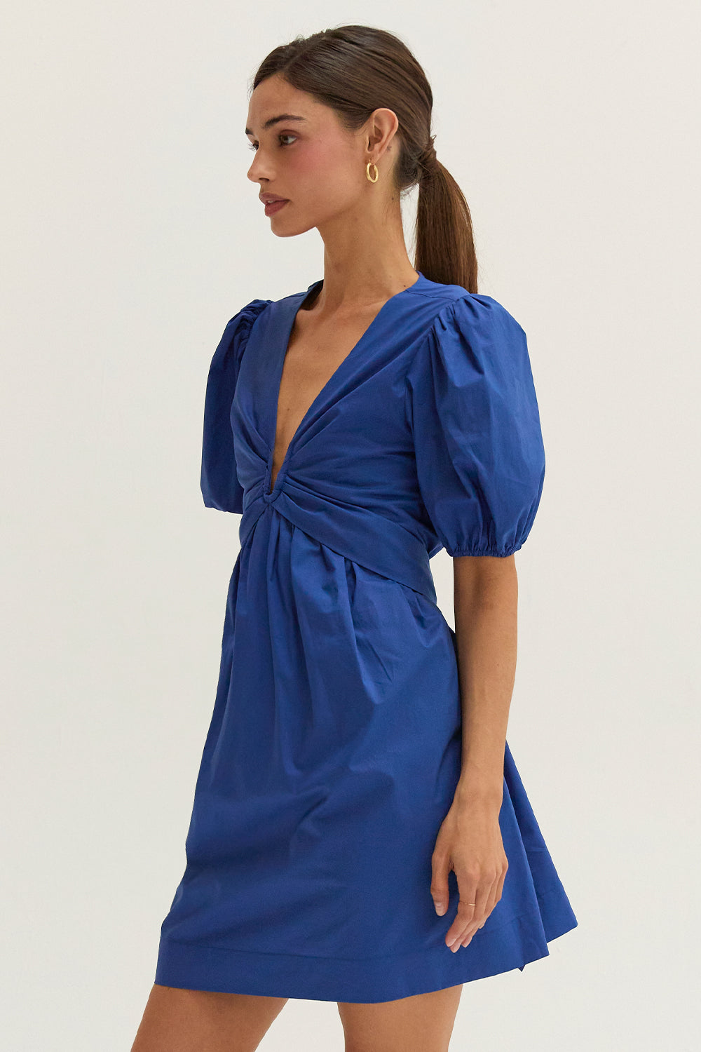 Hayden Poplin U-Wire Mini Dress