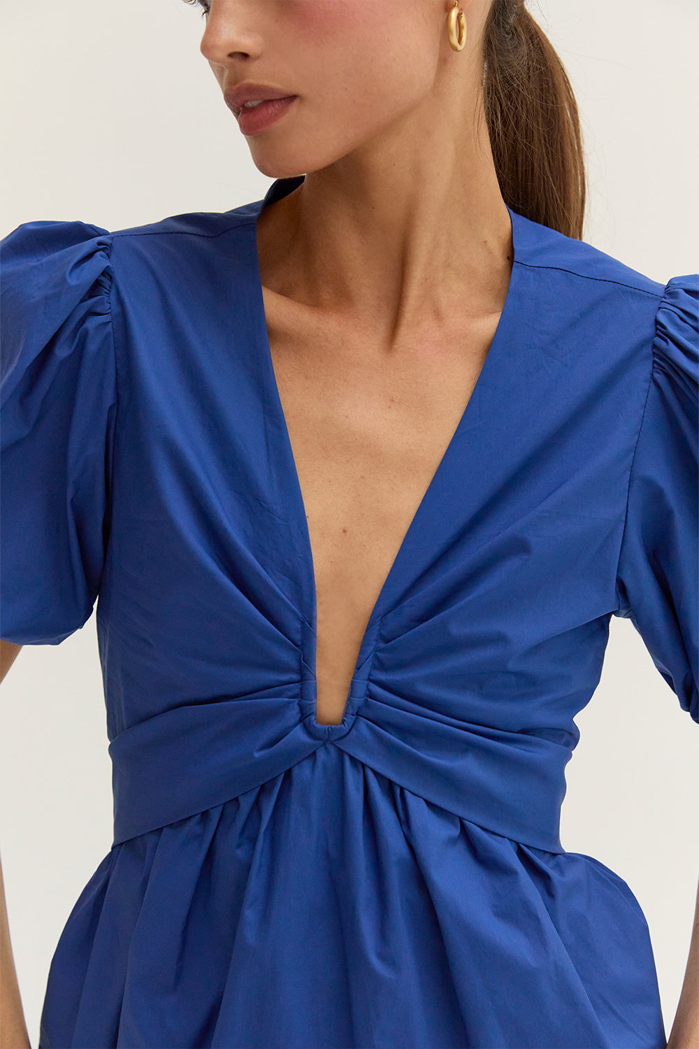 Hayden Poplin U-Wire Mini Dress